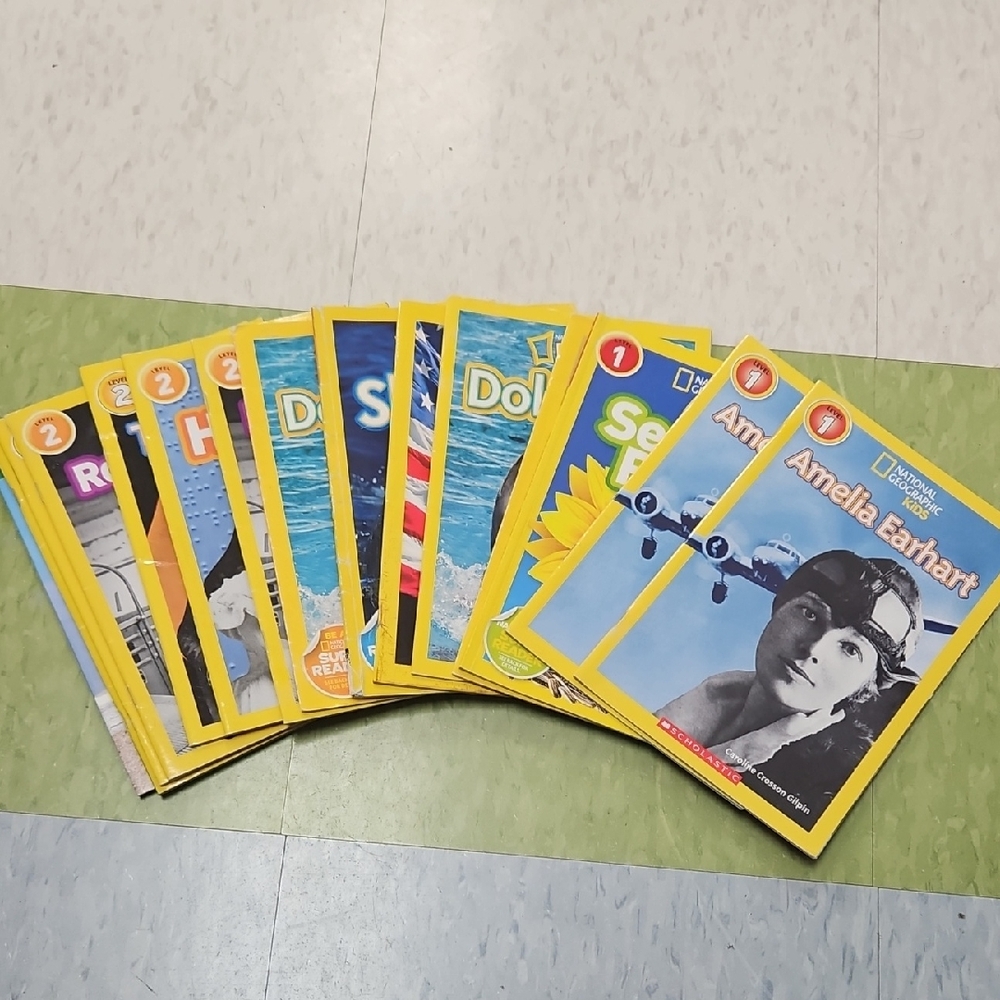Set of National Geographic Kids Leveled Books